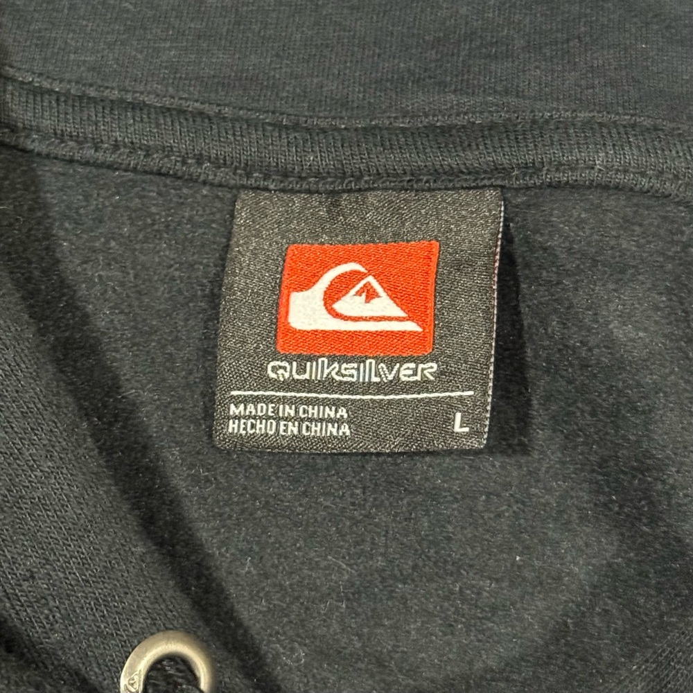 Quiksilver Men's Dark Hoodie with Logo *New* - Picture 4 of 6